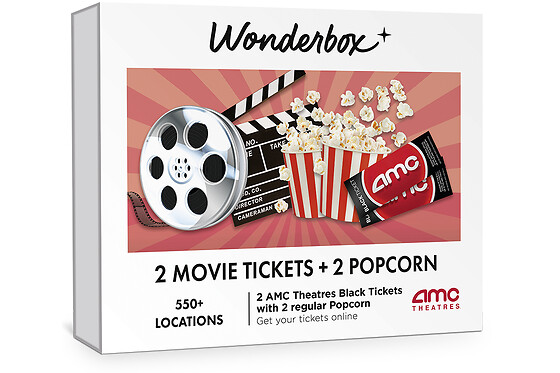 2 Movie Tickets + 2 popcorn