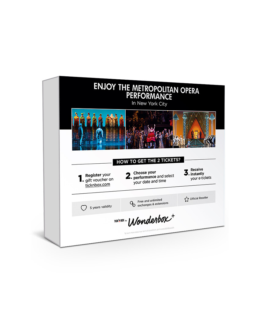 The Metropolitan Opera New York - 2 Tickets