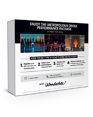 The Metropolitan Opera New York - 2 Tickets + One Night Stay