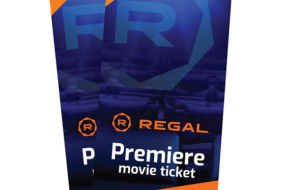 REGAL Movie Bundle 2 tickets + 2 snack packs