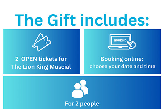 The Lion King Disney Musical - 2 Tickets