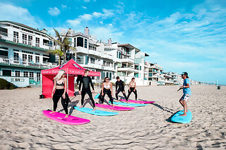 Semi-Private surf lesson for 2 at California Adventures